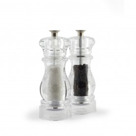 Salter Signature Salt & Pepper Mill Set - Clear salter,signature,salt,pepper,mill,set,clear