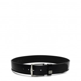Колан Boss Men's Saltrio Leather Belt - Black колан,колани,аксесоари,на,разпродажба,boss,men's,saltrio,leather,belt,black