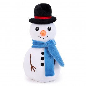 Zappi Co Zappi Co Snowman Soft Toy 25cm - White подаръци,и,играчки,игри,и,технологии,игри,и,технологии,всички,игри,и,играчки,аксесоари,на,разпродажба,zappi,co,zappi,co,snowman,soft,toy,25cm,white