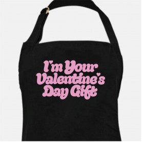 Linea Linea Printed Valentines Apron - I'm Your Valentine's Day Gift linea,linea,printed,valentines,apron,i'm,your,valentine's,day,gift