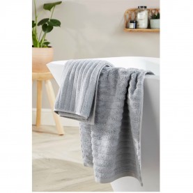 Хавлиена кърпа Homelife Super Soft Ribbed Bath Towels - Grey хавлиена,кърпа,хавлии,аксесоари,за,баня,плажни,кърпи,плувни,аксесоари,homelife,super,soft,ribbed,bath,towels,grey