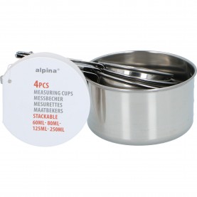 ALPINA Measuring Cup Stackable 4pc - Multi alpina,measuring,cup,stackable,4pc,multi