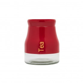 Sabichi Tea Coffee Sugar Jars and Canisters - Red sabichi,tea,coffee,sugar,jars,and,canisters,red