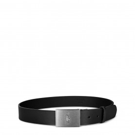 колан,колани,polo,ralph,lauren,pony,plaque,leather,belt,black