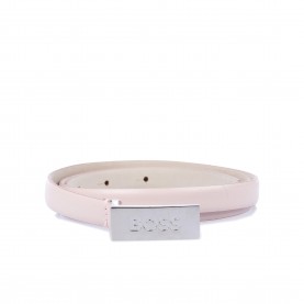 Дамски колан Boss Womens Brass Plaque Logo Leather Belt - Lt/Pstl Pink дамски,колан,boss,women,s,brass,plaque,logo,leather,belt,lt,pstl,pink