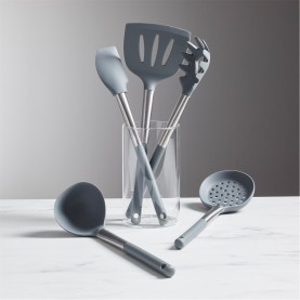 аксесоари,за,кухня,сезонни,и,парти,аксесоари,homelife,set,of,5,silicone,and,metal,utensils,grey
