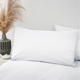 Jack Wills Cotton 200 Thread Count Pillowcase Pair - White спално,бельо,и,комплекти,jack,wills,cotton,200,thread,count,pillowcase,pair,white