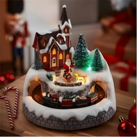 коледни,опаковки,и,декорации,the,spirit,of,christmas,led,rotate,ornament,54,xmas,scene,one,size,xmas,scene