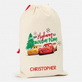 The Spirit Of Christmas Personalised Christmas Disney Character Sack - Cars мъжки,стоки,с,аним.,герои,the,spirit,of,christmas,personalised,christmas,disney,character,sack,cars
