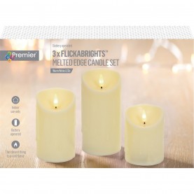 аксесоари,на,разпродажба,premier,decorations,3pk,led,candles,54,warm,white
