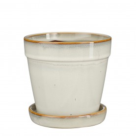градина,/,на,открито,аксесоари,на,разпродажба,mica,clint,pot,w,saucer,white