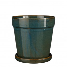 градина,/,на,открито,аксесоари,на,разпродажба,mica,clint,pot,w,saucer,green