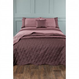 спално,бельо,и,комплекти,homelife,pinsonic,geo,quilted,duvet,set,blush,pink
