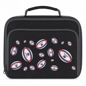 AWD Printed Sports Lunch Box Football Rugby Basketball - Rugby Repeat чанти,за,обяд,awd,printed,sports,lunch,box,football,rugby,basketball,rugby,repeat
