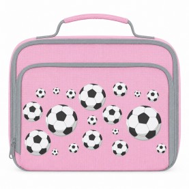 AWD Printed Sports Lunch Box Football Rugby Basketball - Football Repeat чанти,за,обяд,awd,printed,sports,lunch,box,football,rugby,basketball,football,repeat