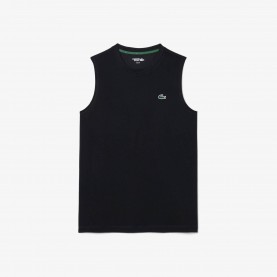 Lacoste Mens Performance Vest - Black 031 мъжки,блузи,с,яка,мъжки,тениски,мъжки,потници,мъжко,облекло,за,тенис,тенис,облекла,падел,тенис,бадминтон,скуош,бадминтон,облекла,облекла,за,хокей,мъжко,тен
