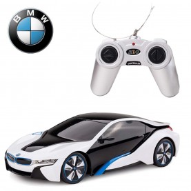 rastar,rastar,remote,control,car,1:24,scale,bmw,i8,white