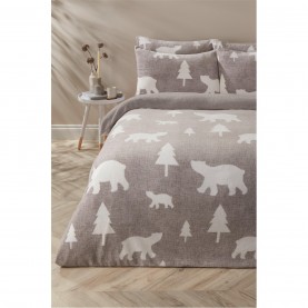 спално,бельо,и,комплекти,studio,polar,bear,printed,textured,fleece,duvet,set,multi