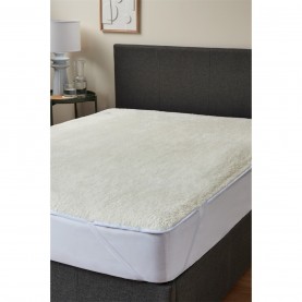 спално,бельо,и,комплекти,homelife,fleece,electric,mattress,topper,white