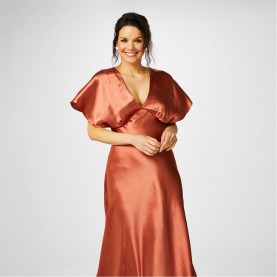 рокля,дамски,поли,и,рокли,biba,biba,satin,maxi,dress,rust