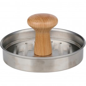 Edco ALPINA Hamburger Press 13x13x6cm for BBQ - Silver градина,/,на,открито,сезонни,и,парти,аксесоари,къмпинг,готвене,на,открито,котлони,и,скари,edco,alpina,hamburger,press,13x13x6cm,for,bbq,silver