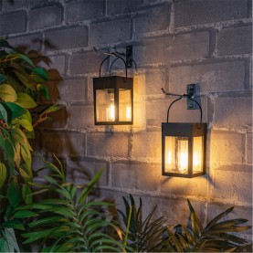 градина,/,на,открито,linea,of,2,hanging,solar,wall,lanterns,black