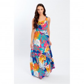 рокля,дамски,поли,и,рокли,дамски,облекла,размер,be,you,tie,back,maxi,dress,floral