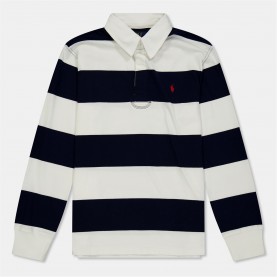 риза,с,дълъг,ръкав,детски,3/4,панталони,polo,ralph,lauren,kids',long,sleeve,shirt,wht,navy