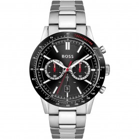 часовник,бижутерия,часовници,boss,men's,allure,short,sleeve,chronograph,functionality,watch,steel,black