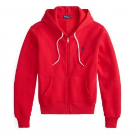Polo Ralph Lauren Womens Full-Zip Fleece - Org rd дамски,ежедневни,облекла,polo,ralph,lauren,women,s,full,zip,fleece,org,rd