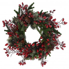 Gisela Graham Wreath - Rosehip коледни,опаковки,и,декорации,аксесоари,на,разпродажба,gisela,graham,wreath,rosehip