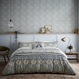 аксесоари,на,разпродажба,morris,and,co,kennet,duvet,cover,set,indigo,gold