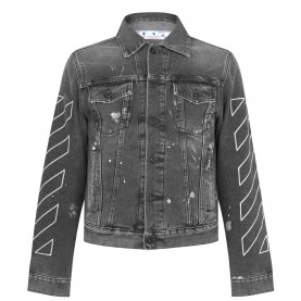 яке,мъжки,якета,off,white,outline,denim,jacket,black,1101
