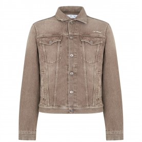яке,мъжки,якета,off,white,diag,tab,slim,denim,jacket,brown,8600