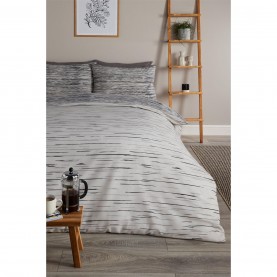 спално,бельо,и,комплекти,homelife,homelife,linear,stripe,duvet,set,grey