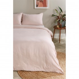спално,бельо,и,комплекти,homelife,milan,gauze,duvet,set,soft,pink