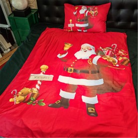 спално,бельо,и,комплекти,the,spirit,of,christmas,spirit,of,christmas,duvet,set,santas,workshop,single,(135x200cm),(50x75cm),santas,workshop