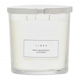 linea,three,wick,candle,pink,grapefruit,&amp;,mango