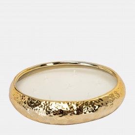 Biba 7 Wick Gold Bowl Scented Candle - Gold домашни,потреби,biba,7,wick,gold,bowl,scented,candle,gold