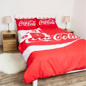 спално,бельо,и,комплекти,coca,cola,coca,cola,officially,licensed,double,bedding,set,(1,duvet,cover,2,pillowcases),red