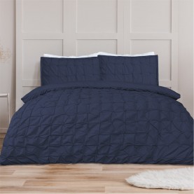 спално,бельо,и,комплекти,homelife,rouched,pleat,duvet,set,navy