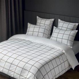 Boss Home Boss Check Pillowcase - White аксесоари,на,разпродажба,boss,home,boss,check,pillowcase,white