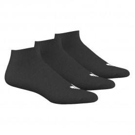 чорапи,мъжки,чорапи,adidas,originals,trefoil,liner,short,socks,black,black,white,(black)