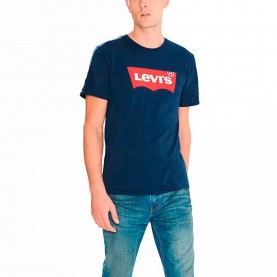 тениска,мъжки,тениски,levi´s,®,standard,housemarked,short,sleeve,t,shirt,blue,(dress,blues,red)