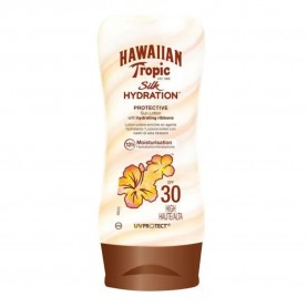 козметика,за,защита,от,слънце,hawaiian,tropic,silk,hydration,air,soft,ultra,light,texture,180ml,beige,(spf,30)