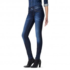дънки,дамски,панталони,g,star,lynn,mid,waist,skinny,jeans,medium,aged,(blue)
