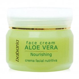 козметика,за,овлажняване,babaria,aloe,vera,face,cream,nourishing,50ml,clear,green