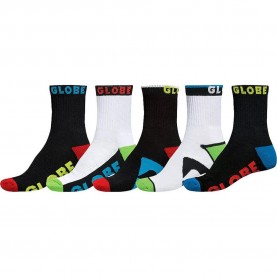 чорапи,детски,чорапи,globe,destroyer,colour,crew,socks,white,black,(multicolor)