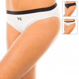 дамско,бельо,дамски,бикини,и,танкини,dim,paris,d4c17,cottron,stretch,panties,3,units,white,black,(white)