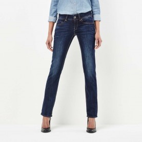 дънки,дамски,панталони,g,star,midge,saddle,mid,waist,straight,jeans,blue